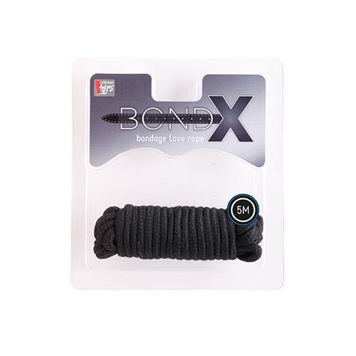 BondX Bondage Touw Black 5 Meter