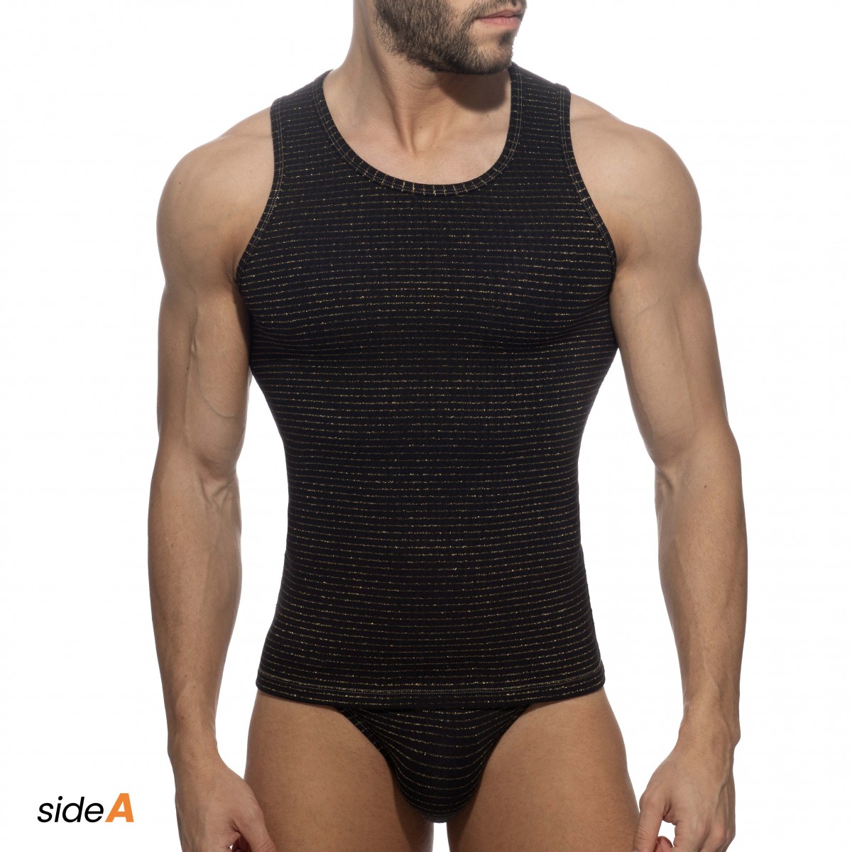 Addicted Omkeerbare Regal Tank Top - Zwart