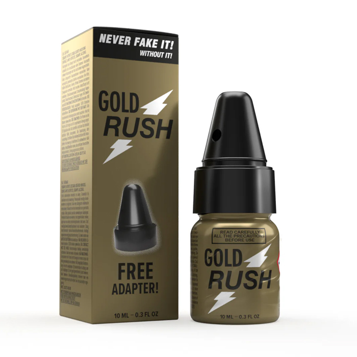 Gold Rush Poppers met Inhaler - 10 ml