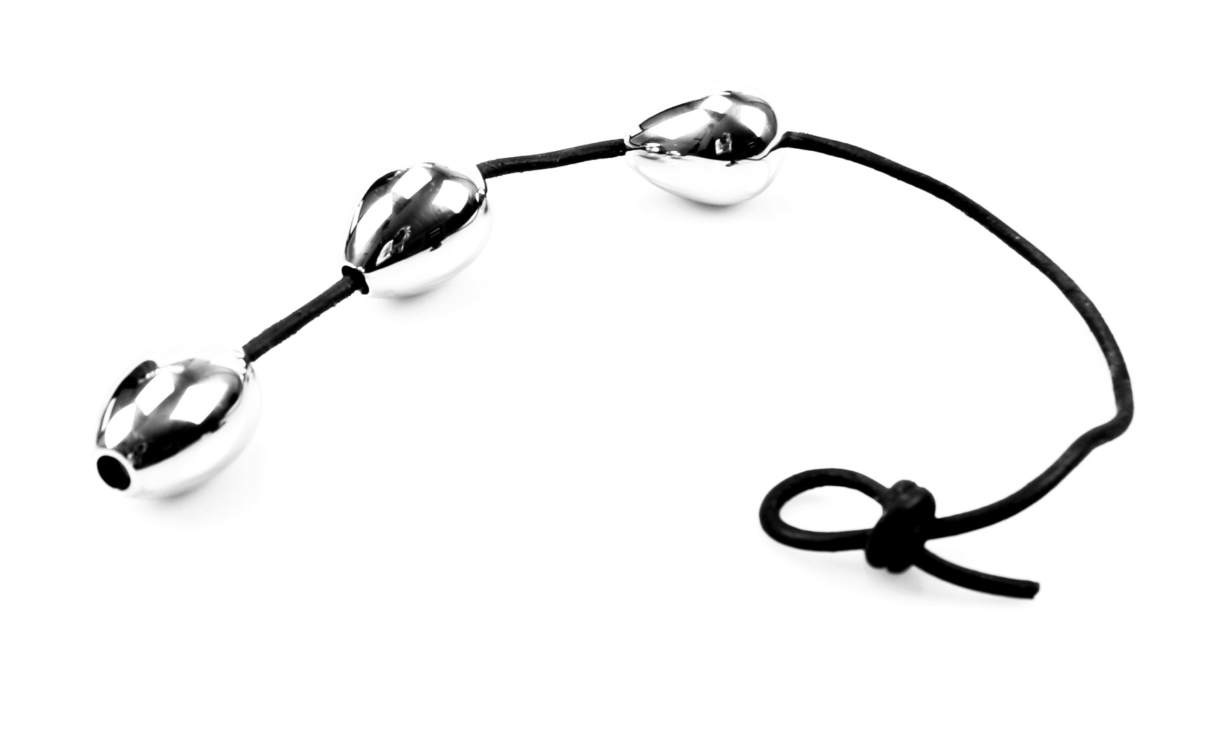 3 Anal Eggs Stainless Steel 30mm