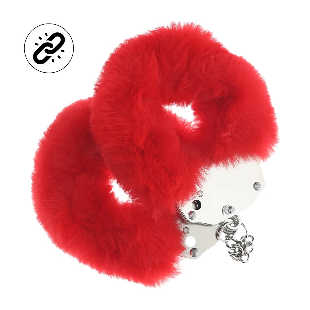 Fluffy Handboeien Heavy-duty - Rood