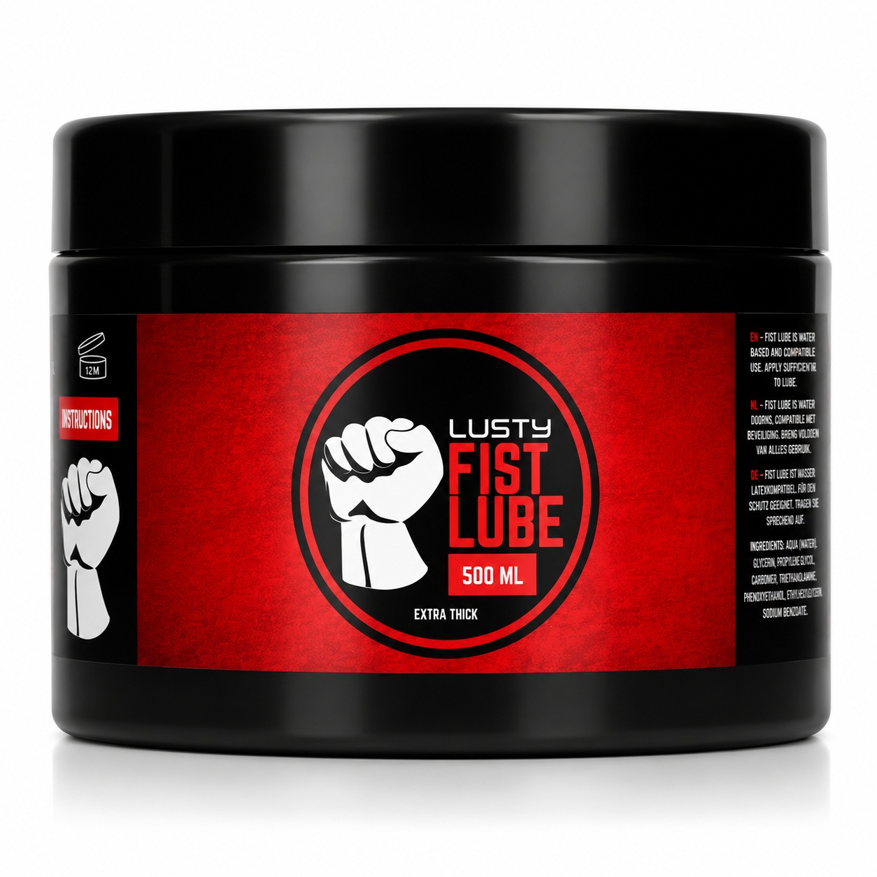 Lusty Fist Lube Extra Thick - 500 ml
