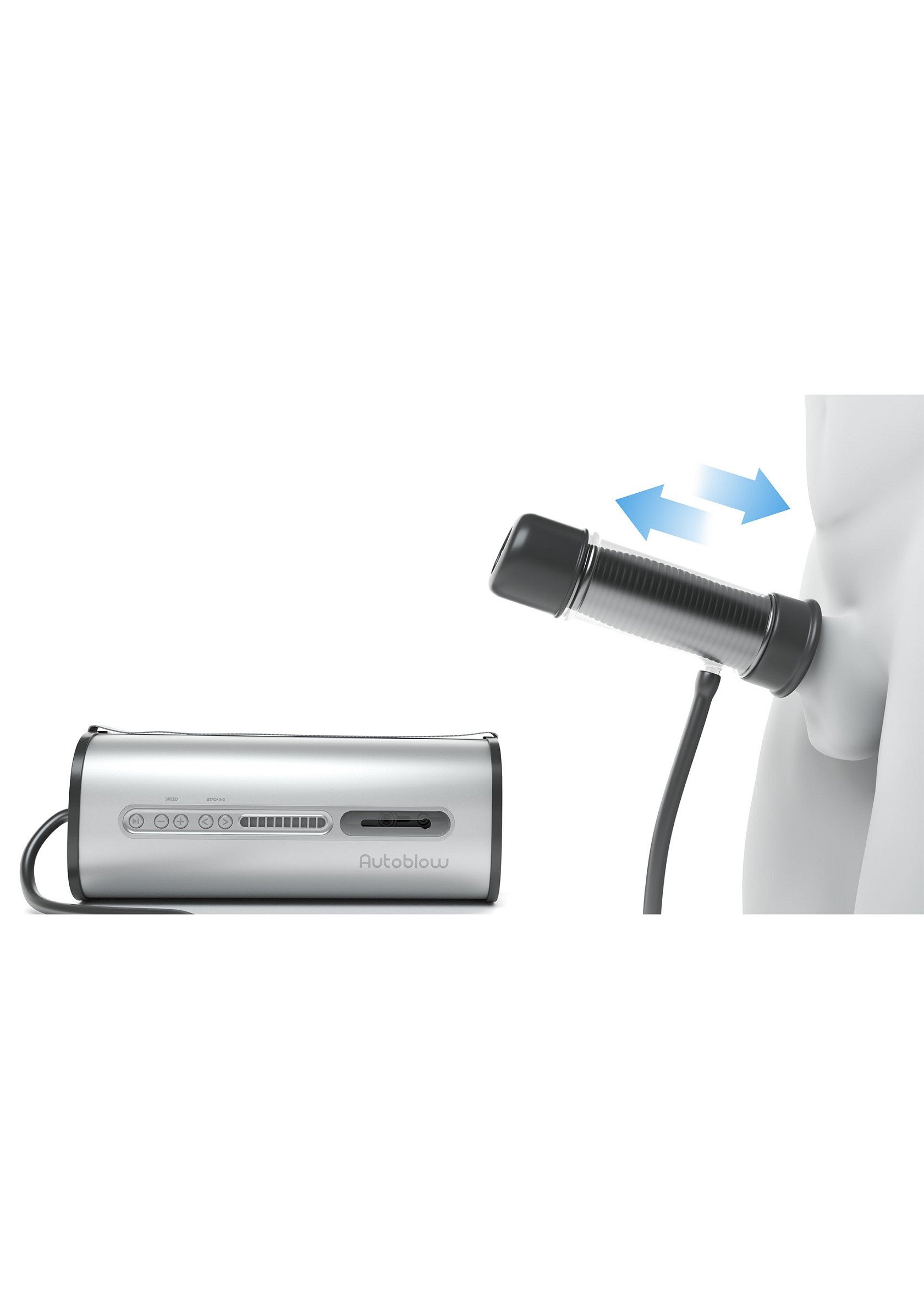 Autoblow VacuGLIDE Milking Machine - Zilver