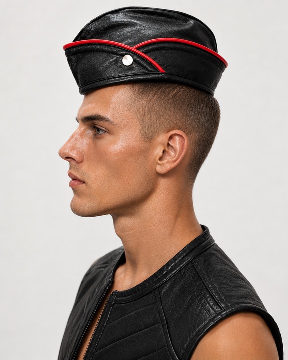 Dale Mas Play Boy Chapeau - Zwart/Rood