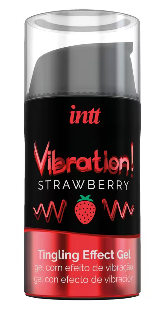 Intt Stimulerende Gel Vibration! - Strawberry 15 ml