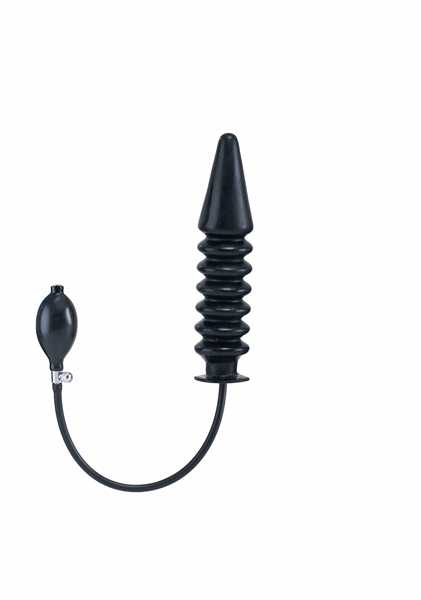 Opblaasbare Geribbelde Dildo Met Harde Kern L