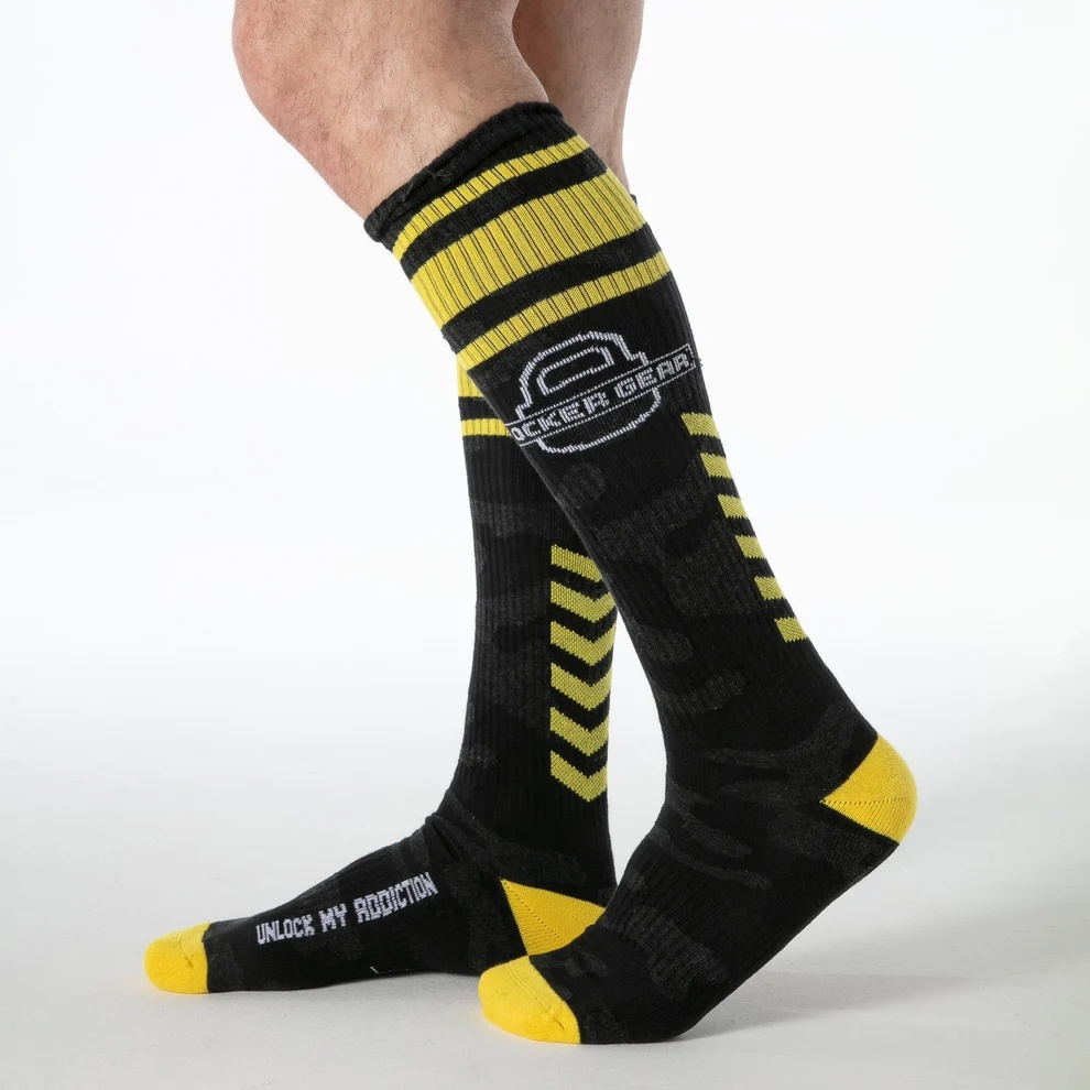 Locker Gear Full Access Hoge Knie Sokken - Geel