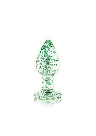 Buttplug Glow In The Dark Medium - Clear