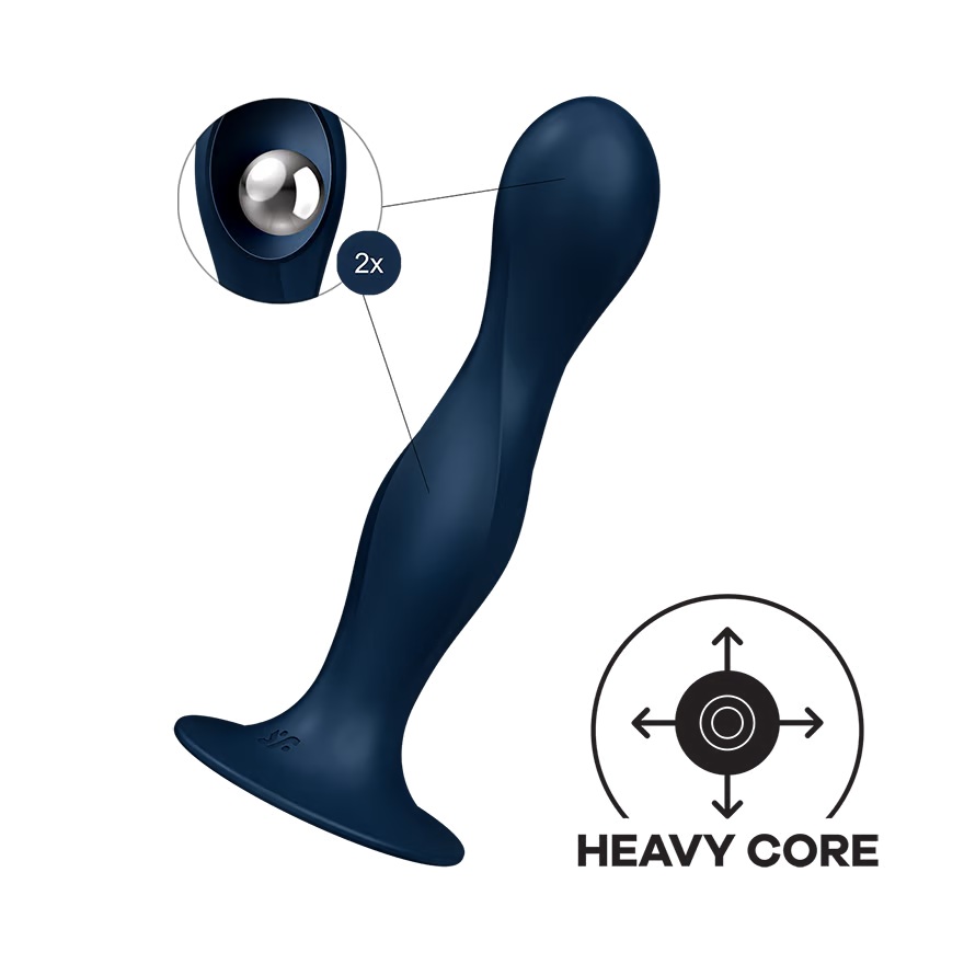 Satisfyer Dildo Dubbele Ball-R - Blauw