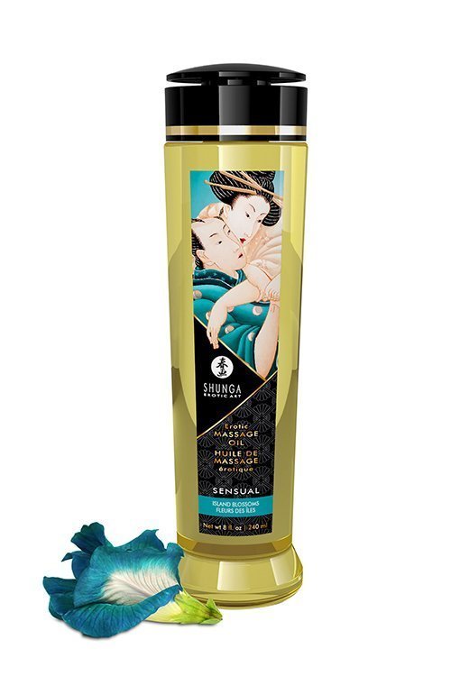 Shunga - Organica Massage Olie Island Blossoms 240 ML*