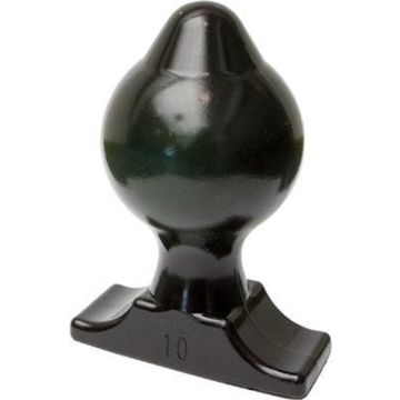 All Black Henny Butt Plug - 10 cm