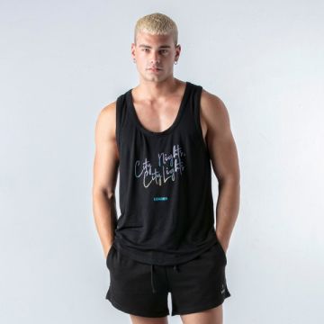 Leader City Nights Tanktop - Zwart