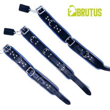 BRUTUS Leren Enkelboeien - Blauw