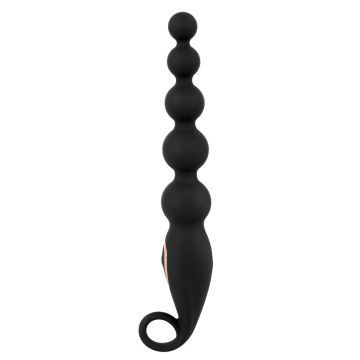 Anos Vibrerende Anal Beads - Zwart