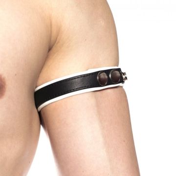 Prowler RED Bicep Band Black / White