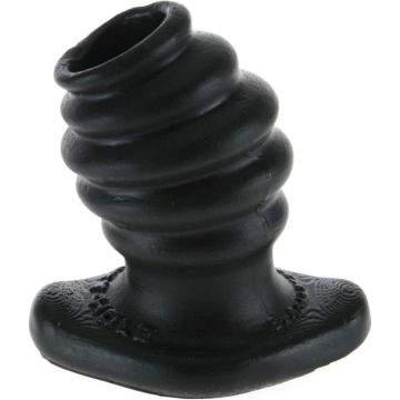 Oxballs Butt-Hole Rippled Fuckplug Black Small