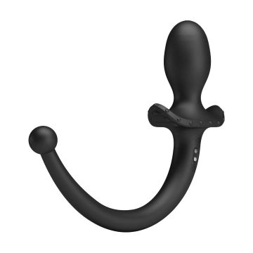 Mr. Play Buttplug met Afstandsbediening en Staart Zwart - Super Power
