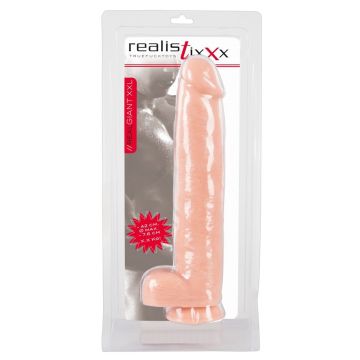 Realistische Dildo Giant XXXL - Huidskleur