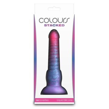 Stacked Dildo 16 cm - Roze/Blauw