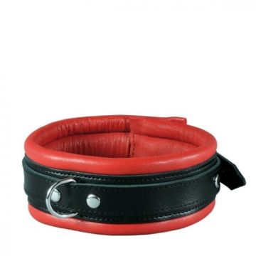 Halsband Rood 5 cm - Kiotos Leather