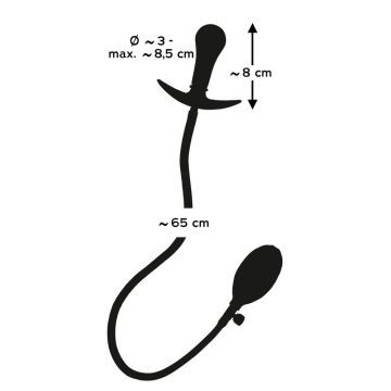 Opblaasbare Buttplug met Binnen Bal