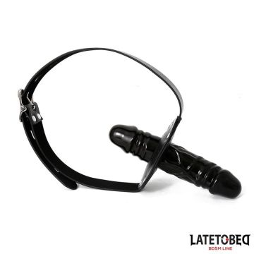 Dubbele Penis Gag Latetobed BDSM Line