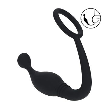 Cockring met Prostaatstimulator - L