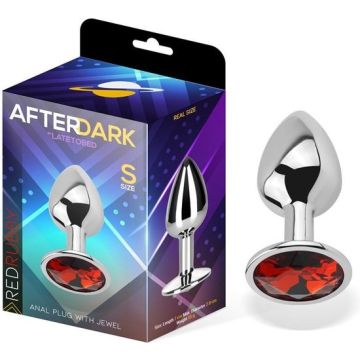 AfterDark Buttplug Red Rubby- S