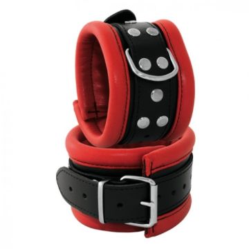 Rode enkel boeien 6,5 cm - Kiotos Leather