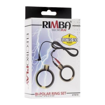 Rimba Electro Sex Siliconen Cock Ringen, Bi-Polair