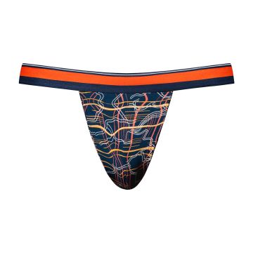 Male Power Jock - Blauw Marble