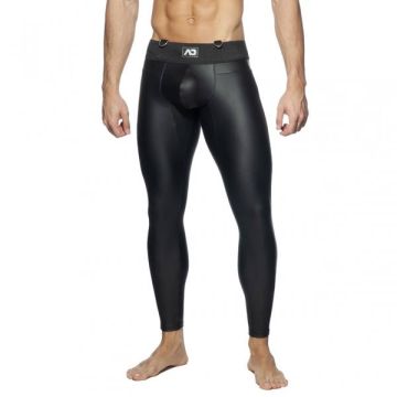 Addicted Fetish Long John Legging - Zwart