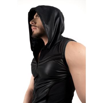 ROK Rebel Hoodie Vest - Zwart