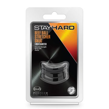Stay Hard Beef Ball Stretcher - Zwart