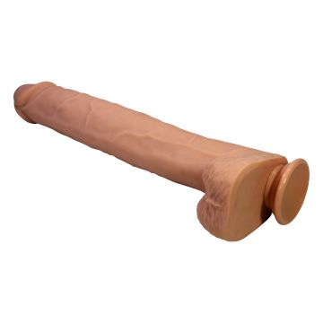 Realistische Dildo Pretty Love Pat 40 cm - Huidskleur