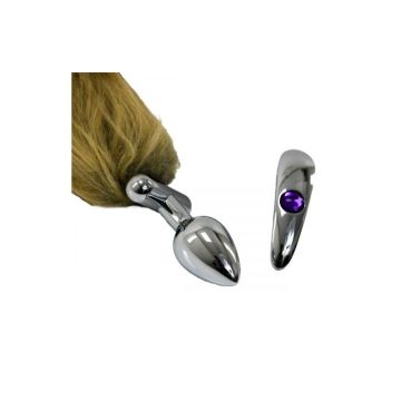 Kiotos Vossenstaart Buttplug Screwed - Bruin