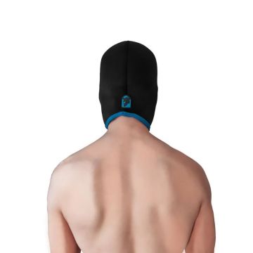 BRUTUS Neopreen Face Fucker Masker - Zwart/Blauw