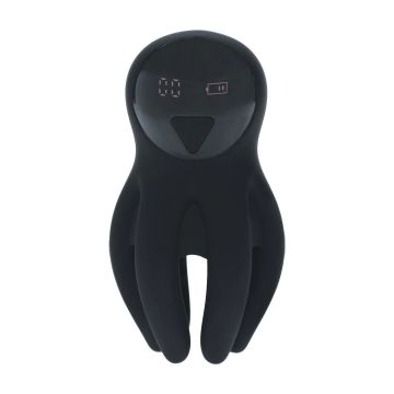 Levelz Digitale Eikel Vibrator met Tentakels - Zwart