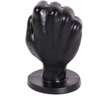 All Black Fist Plug Zwart - M