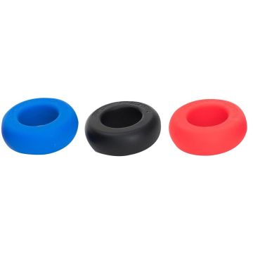 Muscle Cock Ring - Siliconen-Rood