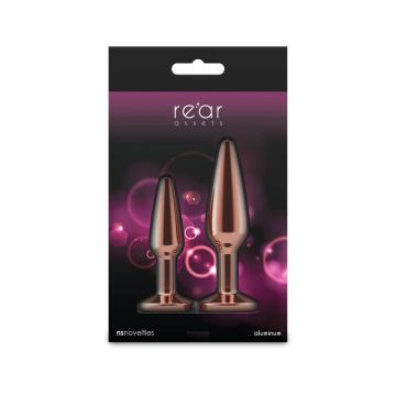 Tapered Training 3-delige Buttplug Set - Roségoud