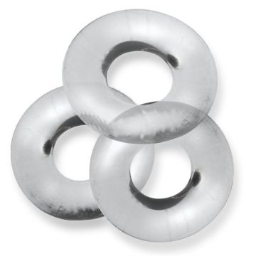 Oxballs Fat Willy 3-pack Cockringen - Transparant