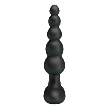 Pretty Love Anal Beads Vibrator Corban - Zwart