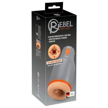 Rebel Glans Masturbator met 2 Functies