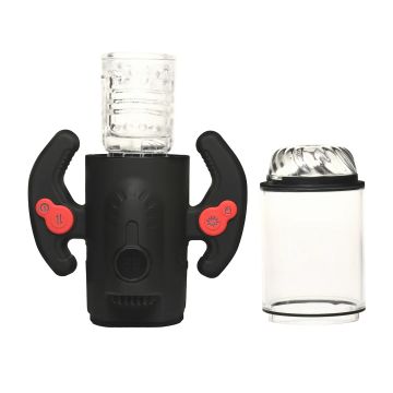 Curve Toys Spinning Thrusting en Zuigende Masturbator - Turbo Max