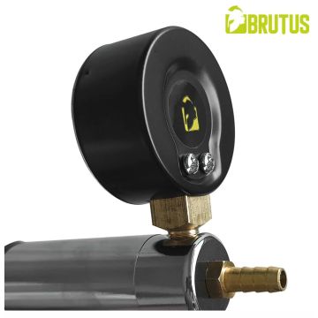 Brutus Penispomp Set Met Handpomp en Cilinder - 23 x 6,4 cm