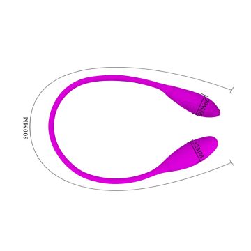 Dubbele Vibrator met stimulerende noppen Snake Vibe