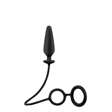 Menzstuff Buttplug met Dubbele Ringen - Zwart