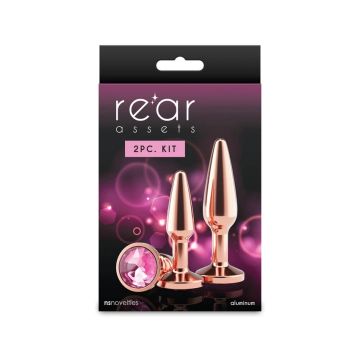 Tapered Training 3-delige Buttplug Set - Roségoud
