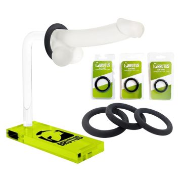 BRUTUS Stretchy Silicone Donut Cockring - S 34 mm